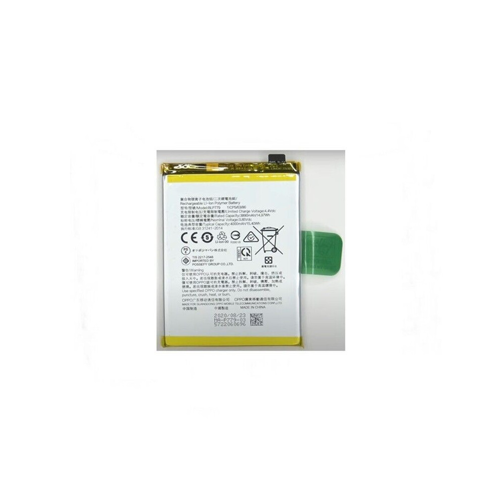 Bateria BLP779 para Oppo Reno 4 Z 5G, CPH2065 / Oppo Reno 4 Lite, CPH2125 / Oppo A93, CPH2121 / Oppo A92s