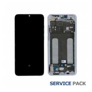 Pantalla para Xiaomi Mi 9 Lite con Marco Azul (Original Service Pack)