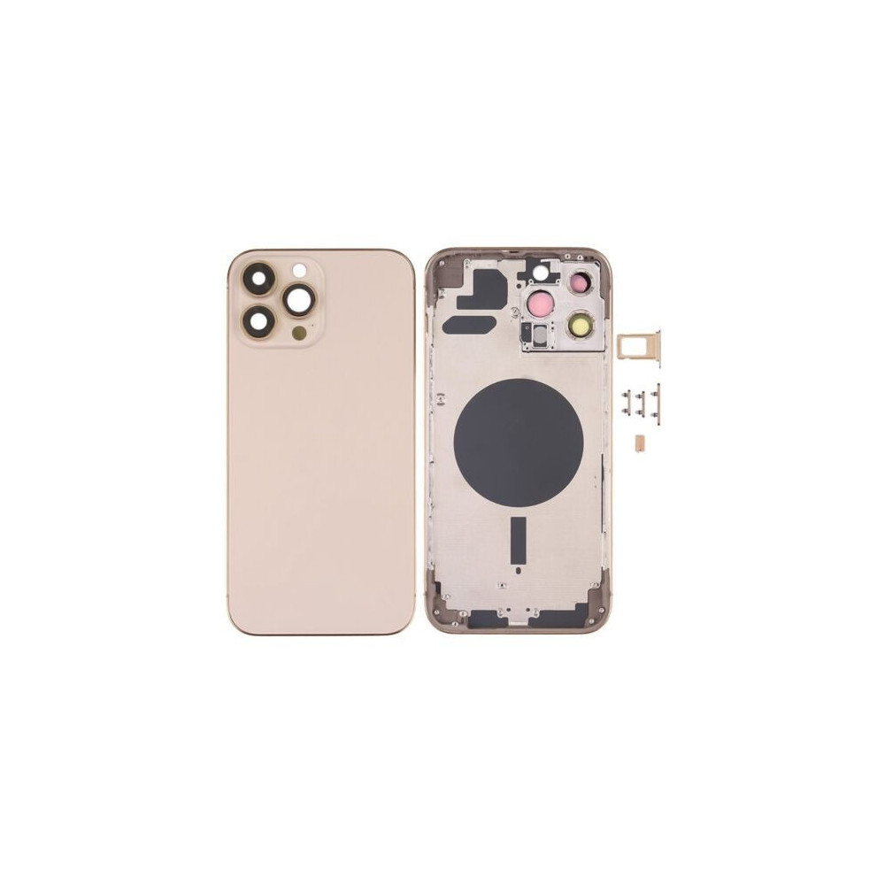 Chasis con Tapa Trasera para iPhone 13 Pro Max Oro