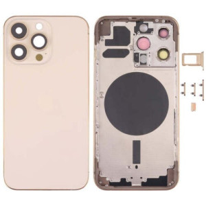 Chasis con Tapa Trasera para iPhone 13 Pro Oro