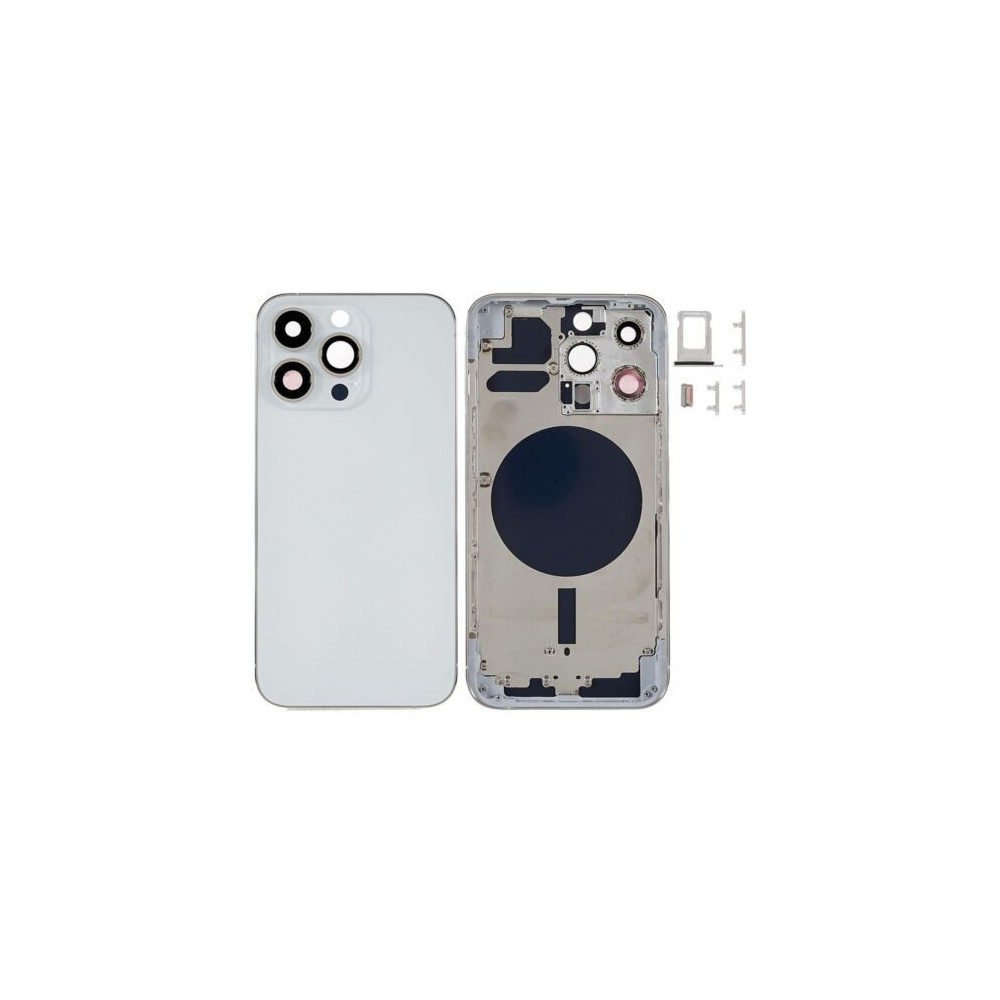 Chasis con Tapa Trasera para iPhone 13 Pro Blanco