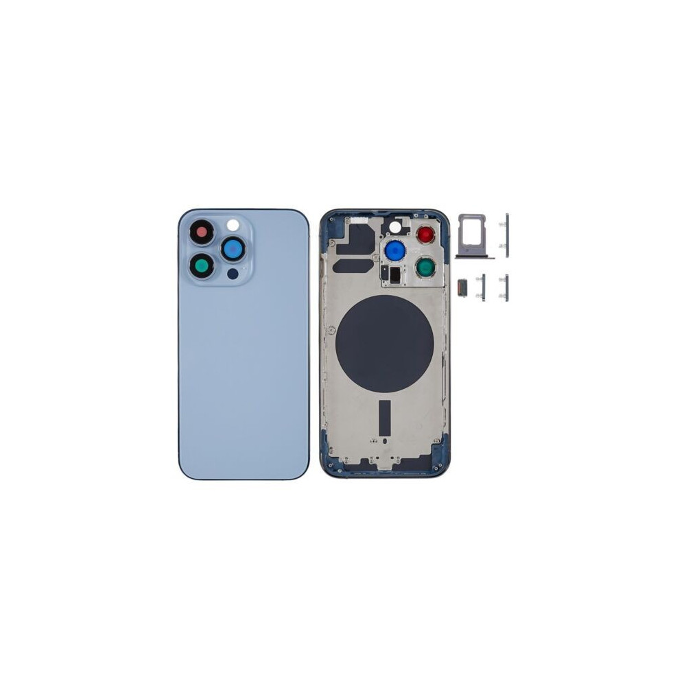 Chasis con Tapa Trasera para iPhone 13 Pro Azul
