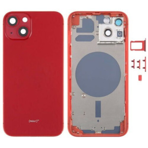 Chasis con Tapa Trasera para iPhone 13 Mini Rojo
