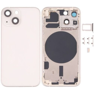 Chasis con Tapa Trasera para iPhone 13 Mini Blanco