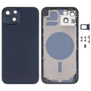 Chasis con Tapa Trasera para iPhone 13 Mini Negra (Medianoche)