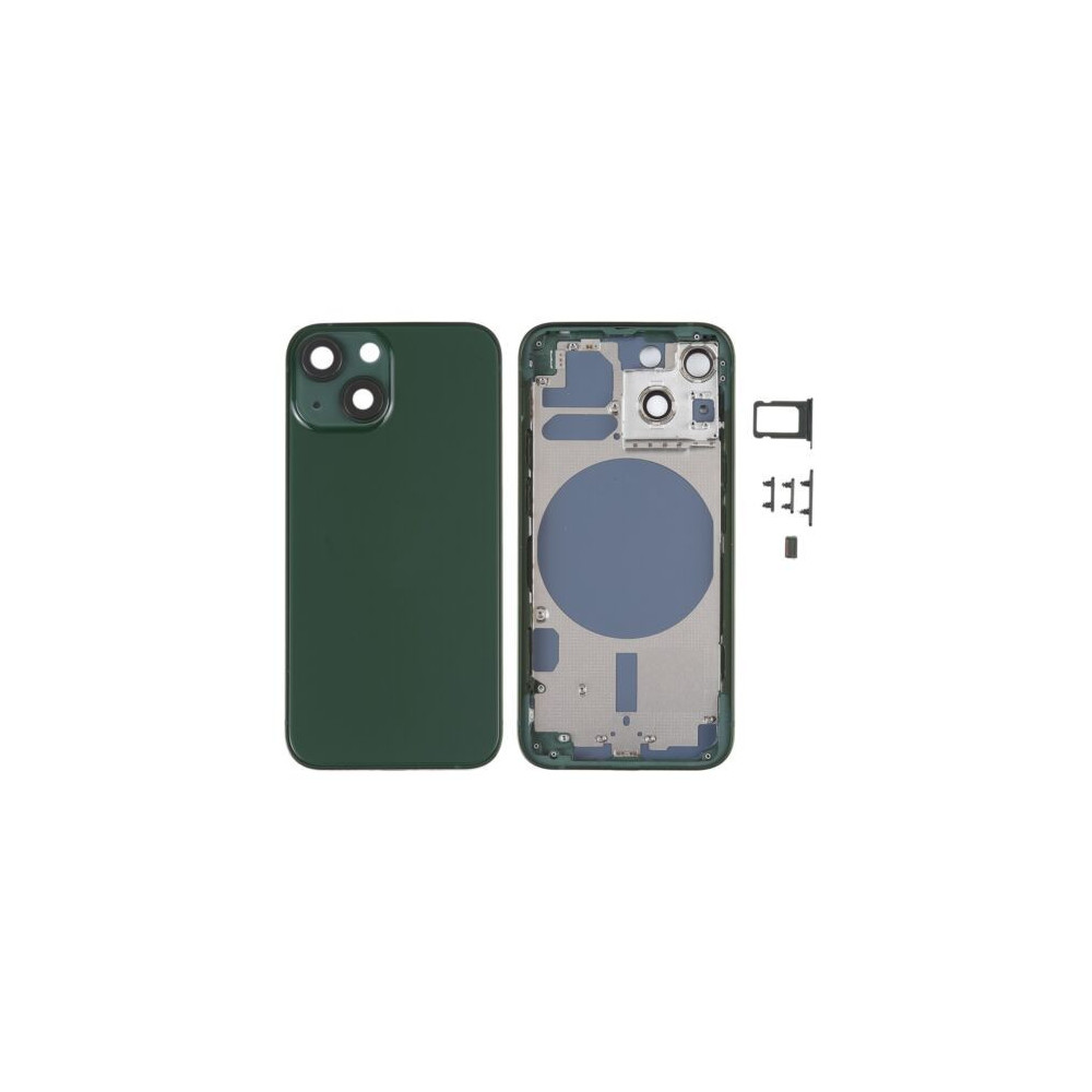Chasis con Tapa Trasera para iPhone 13 Mini Verde