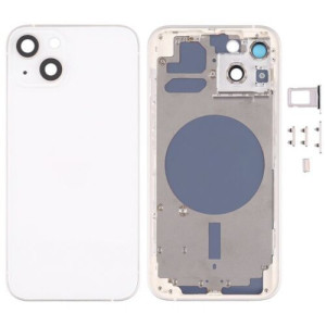 Chasis con Tapa Trasera para iPhone 13 Blanco
