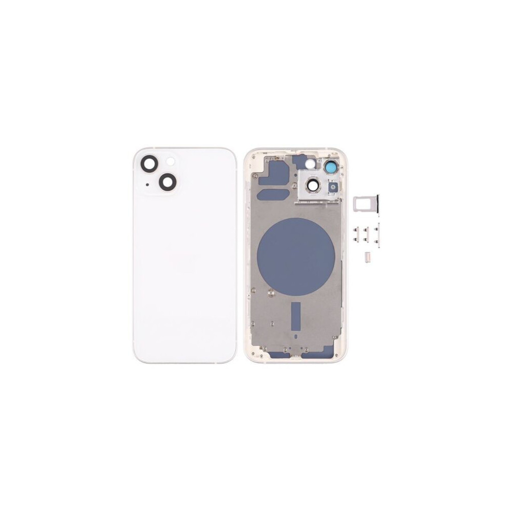 Chasis con Tapa Trasera para iPhone 13 Blanco