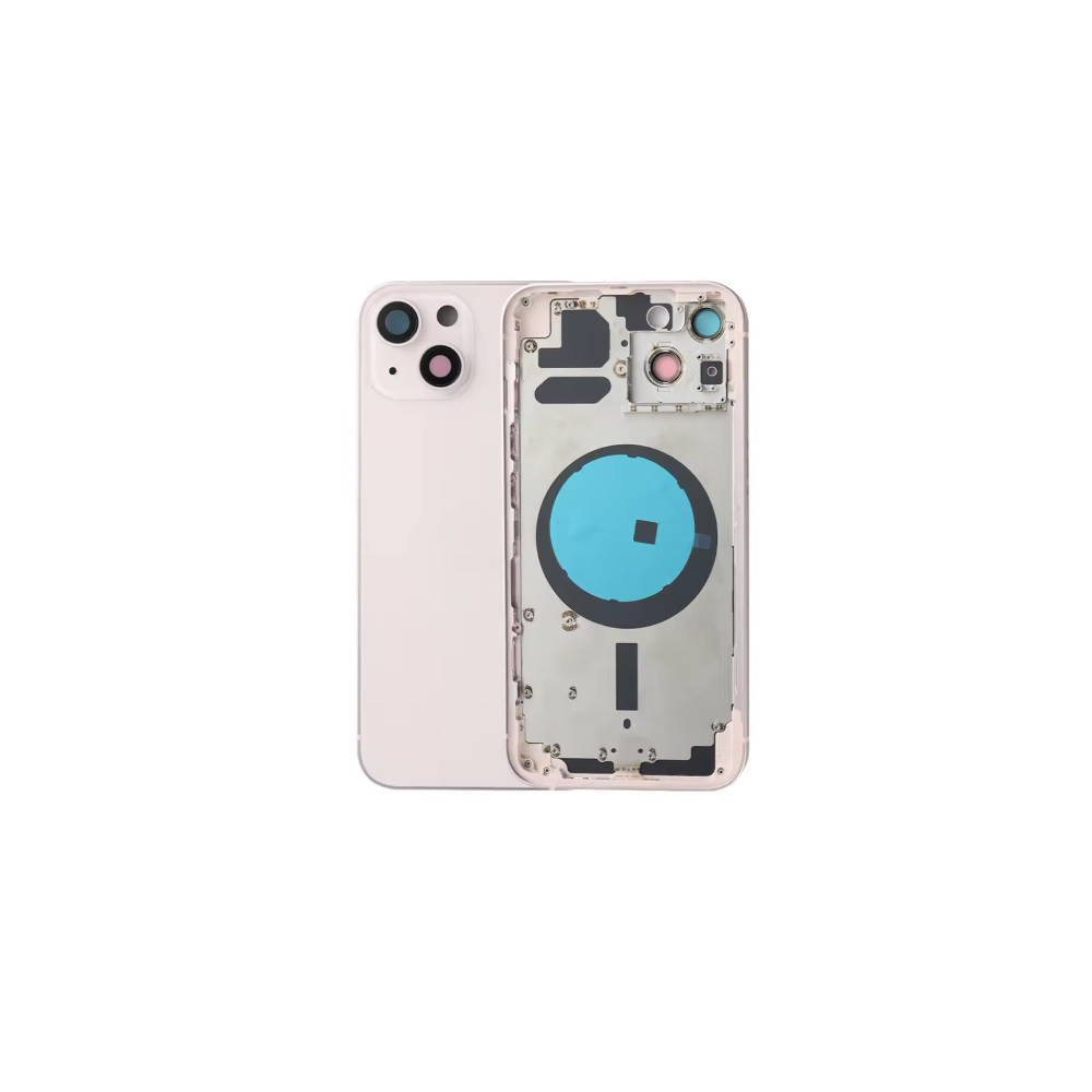 Chasis con Tapa Trasera para iPhone 13 Rosa( oro )