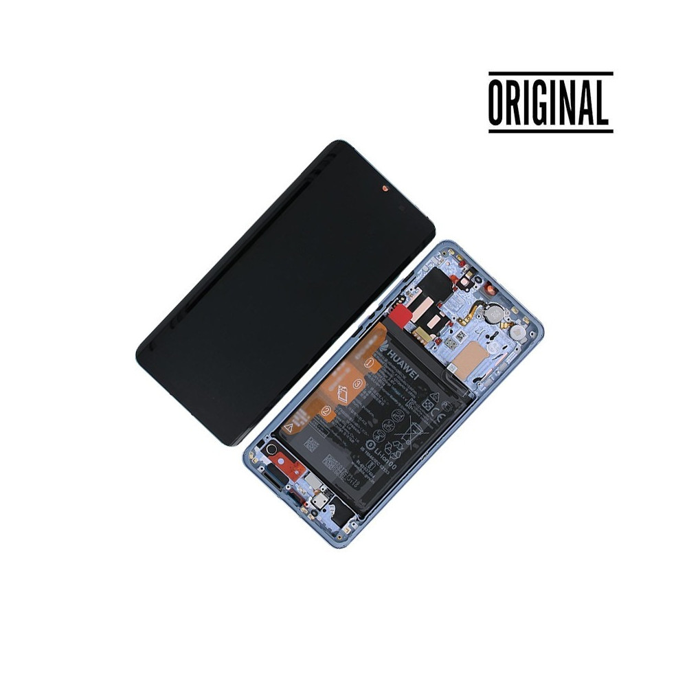 Pantalla para Huawei P30 Pro (2019) Con Marco New Code BREATHING CRYSTAL  Sin Bateria Original Servicepack