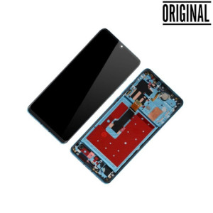 Pantalla para Huawei P30 Pro (2019) Con Marco New Code AURORA Azul Original Servicepack