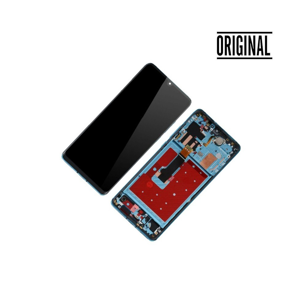 Pantalla para Huawei P30 Pro (2019) Con Marco New Code AURORA Azul Original Servicepack