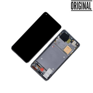 Pantalla para Xiaomi Mi 11 Ultra con Marco Negro (Original Service Pack)