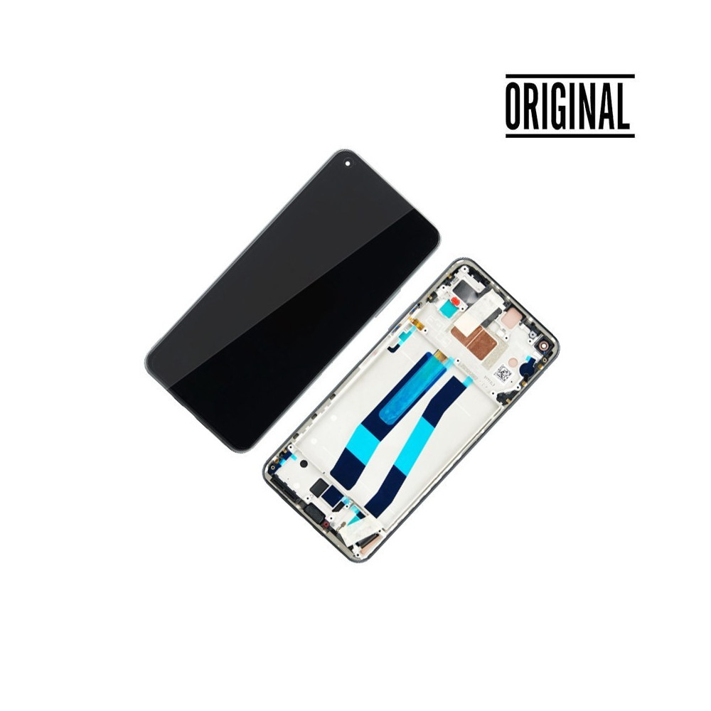 Pantalla para Xiaomi Mi 11 Lite 4G/5G /MI 11 LITE 5G NE con Marco Negro (Original Service Pack)