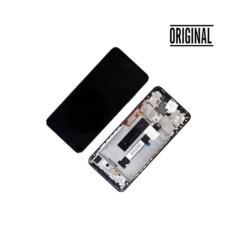 Pantalla para Xiaomi Mi 10T Lite 5G / Redmi Note 9 Pro 5G Con Marco Gris/Negro (Original Service Pack)