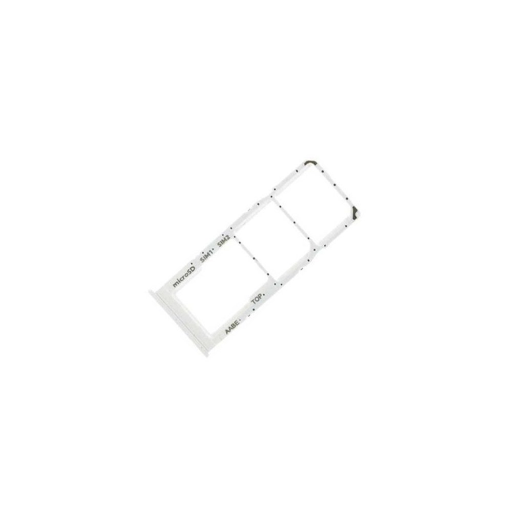Bandeja de tarjeta SIM /SD  para Samsung A12 /A125 Plata