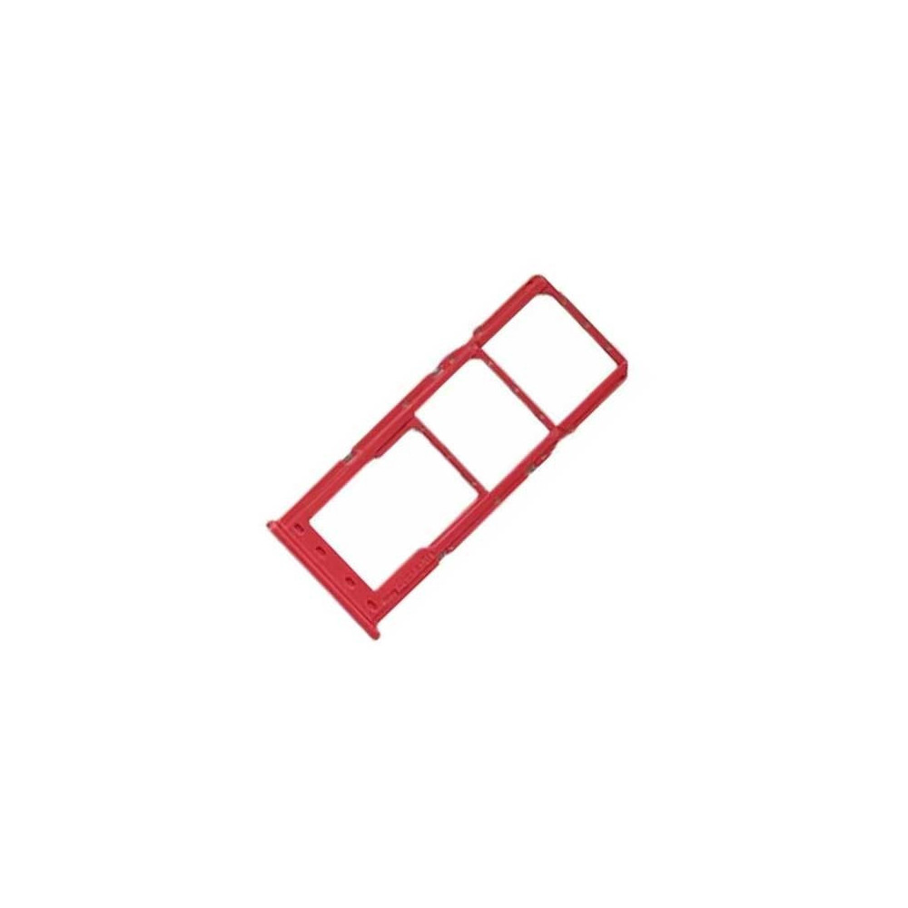 Bandeja de tarjeta SIM /SD  para Samsung A12 /A125 Roja