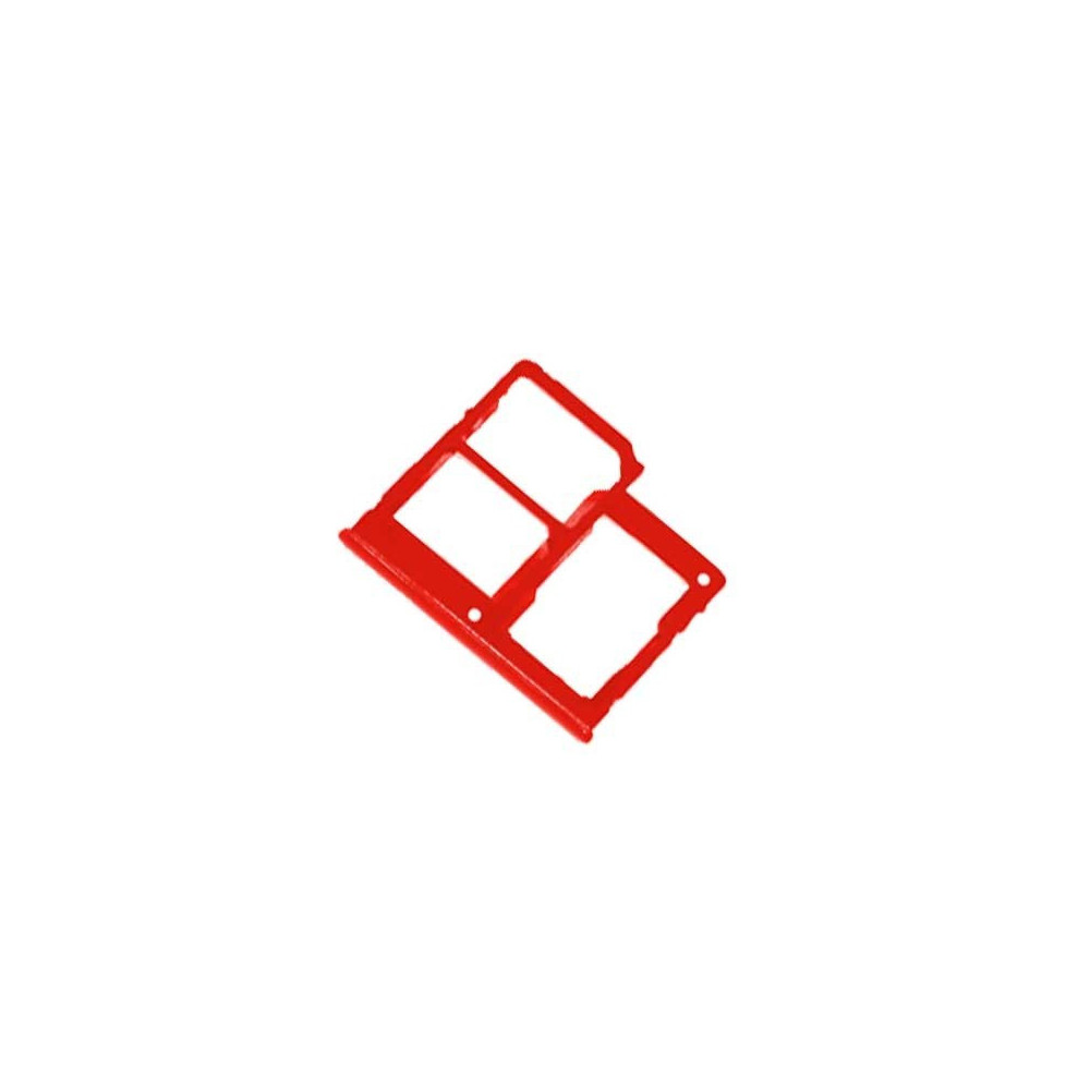 Bandeja SIM/SD para Samsung A20e /A202 Roja