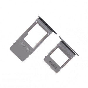 Bandeja SIM/SD para Samsung A5 2017 A520 / A7 2017 A720 Negra