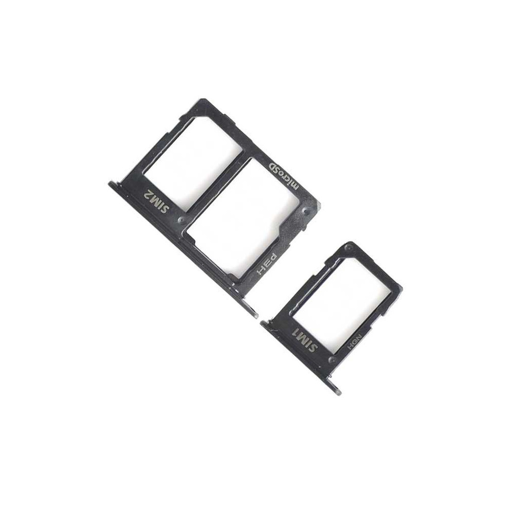 Bandeja SIM/SD para Samsung A6 A600 / A6 Plus 2018 A605 Negra( conjunto de 2 bandejas )