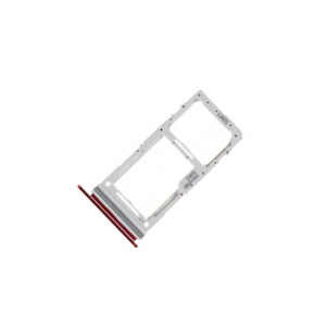 Bandeja SIM/SD para Samsung Note 10 Lite /N770 Roja