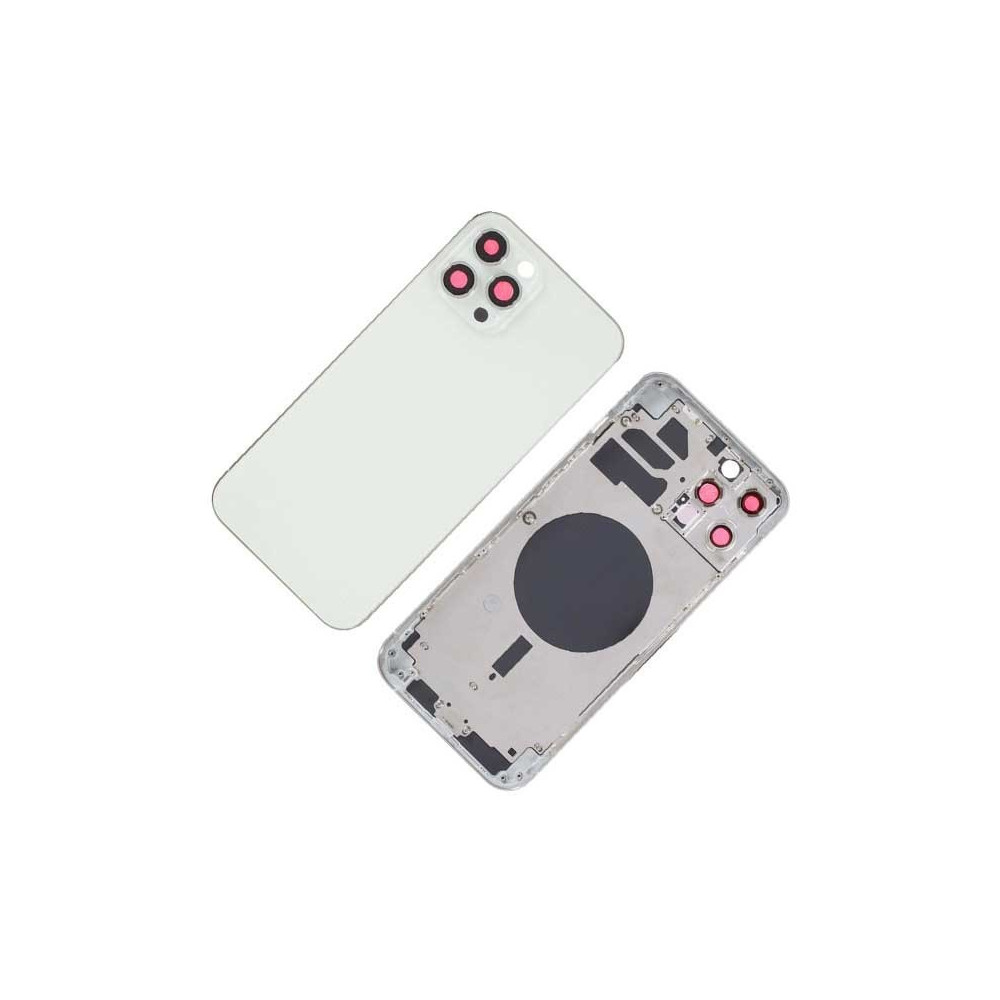 Chasis con Tapa Trasera para iPhone 12 Pro Max Blanco