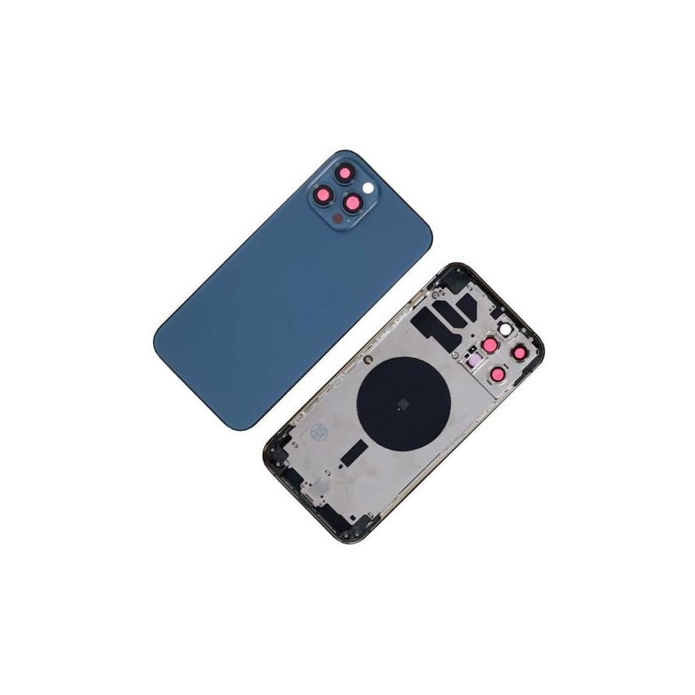 Chasis con Tapa Trasera para iPhone 12 Pro Max Azul