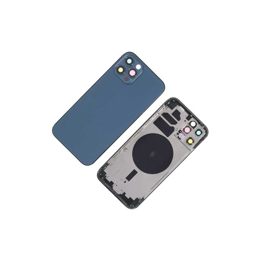 Chasis con Tapa Trasera para iPhone 12 Pro Azul