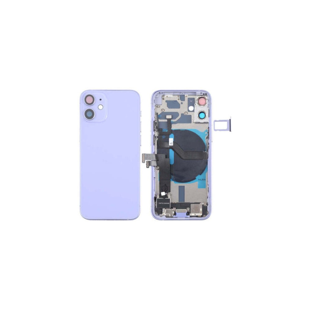 Chasis con Tapa Trasera para iPhone 12 Mini Purpura