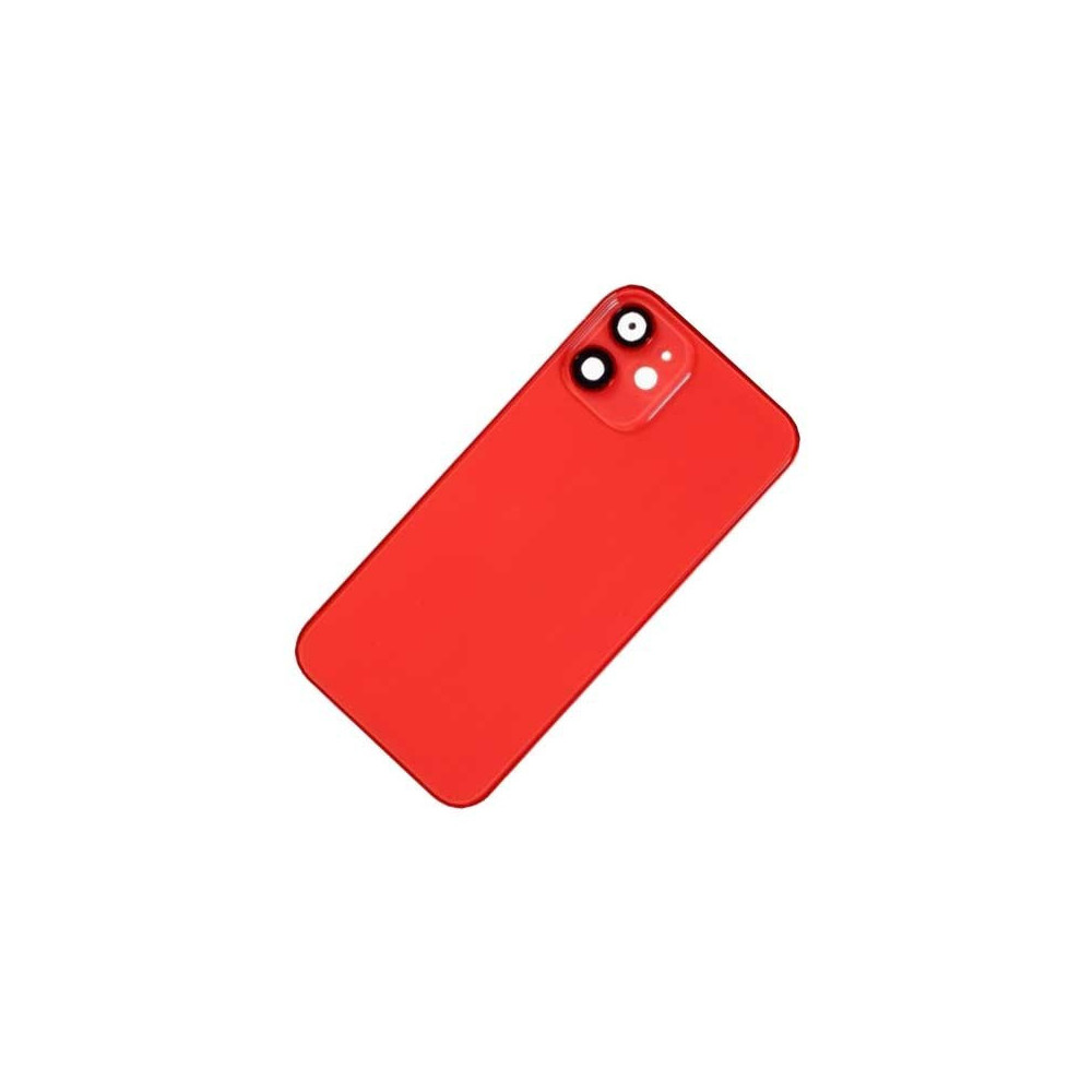 Chasis con Tapa Trasera para iPhone 12 Mini Rojo