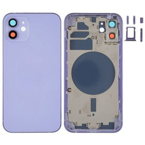 Chasis con Tapa Trasera para iPhone 12 Purpura