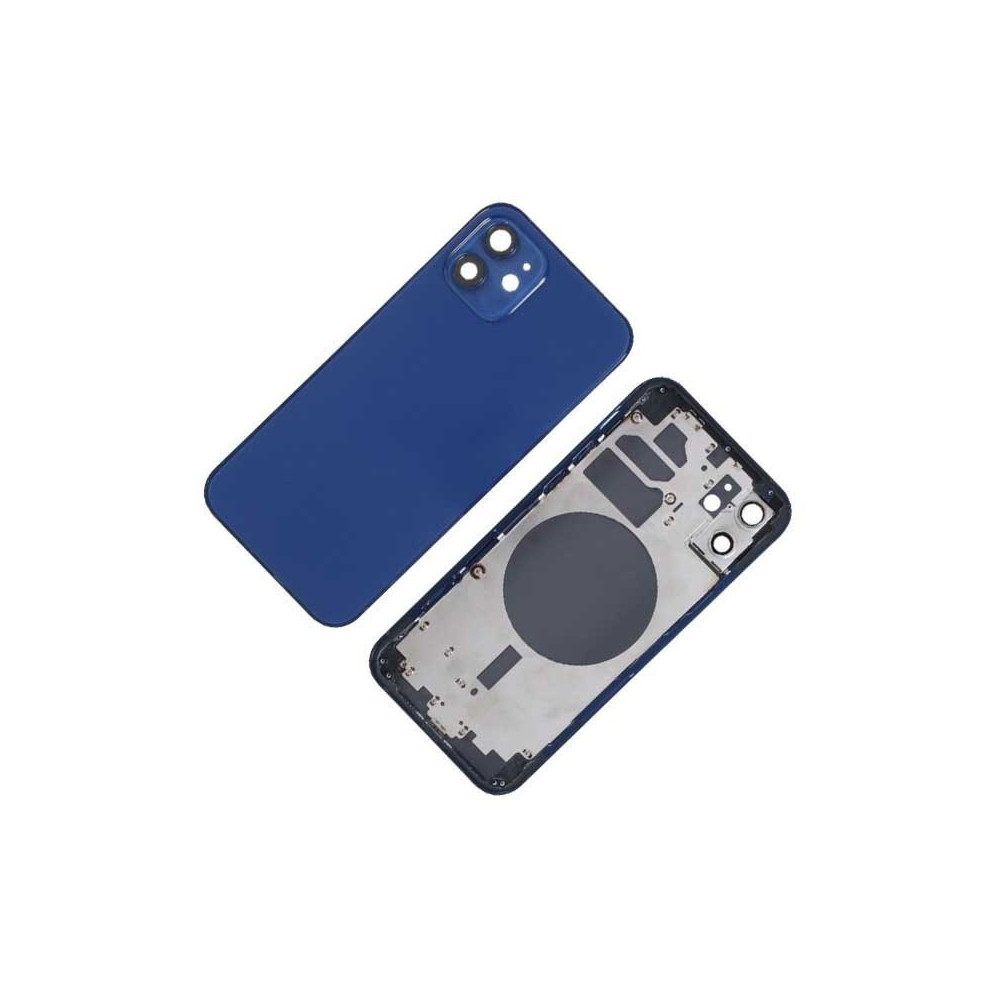 Chasis con Tapa Trasera para iPhone 12 Azul