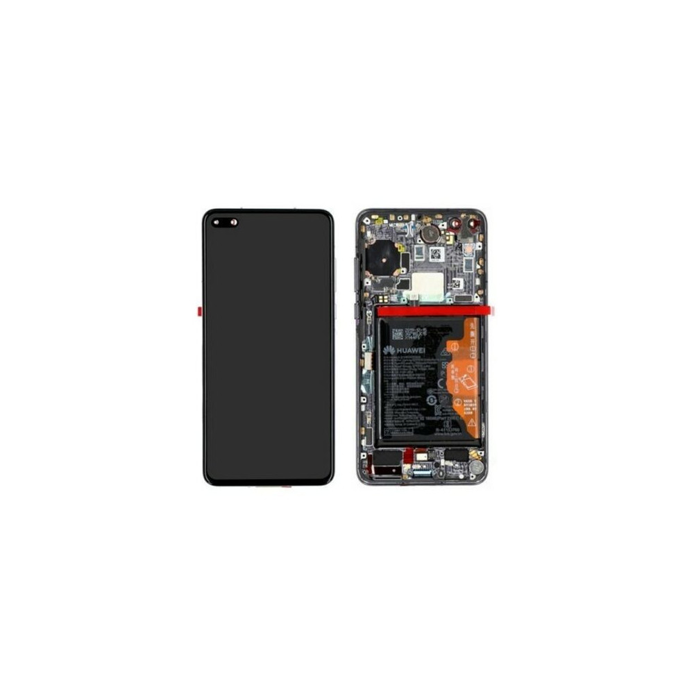 Pantalla para Huawei P40 Con Marco Negro (Original Service Pack)