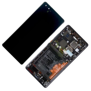 Pantalla Para Huawei Mate 40 Pro con marco Negro y Bateria Original Servicepack