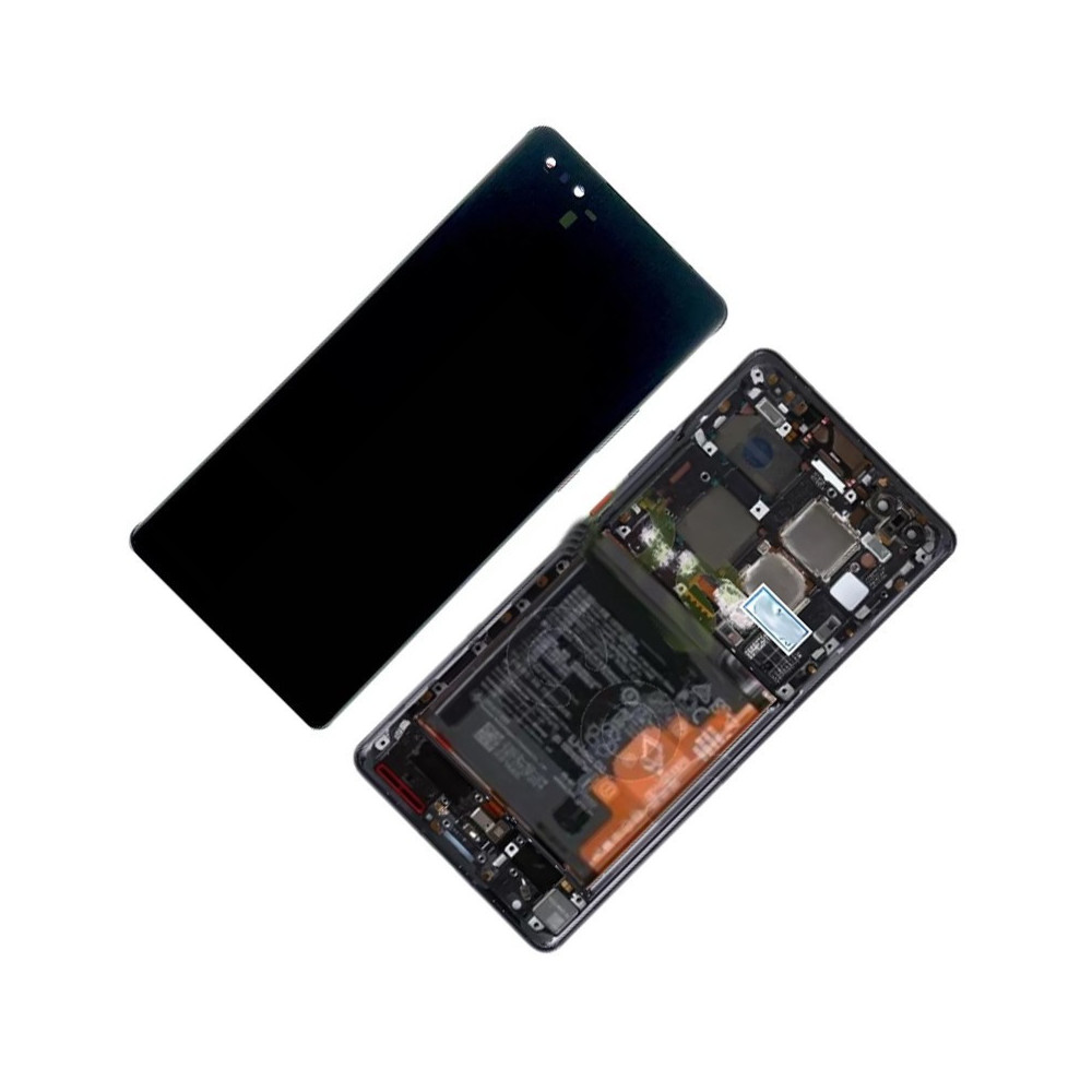 Pantalla Para Huawei Mate 40 Pro con marco Negro y Bateria Original Servicepack