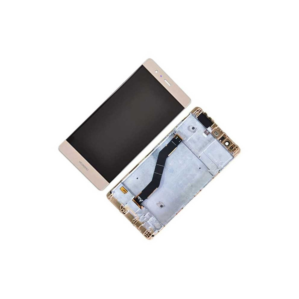 Pantalla para Huawei P9 Plus con marco Oro