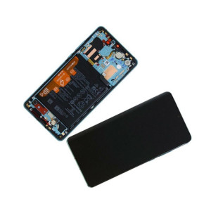 Pantalla para Huawei P30 Pro con marco Azul Original Servicepack