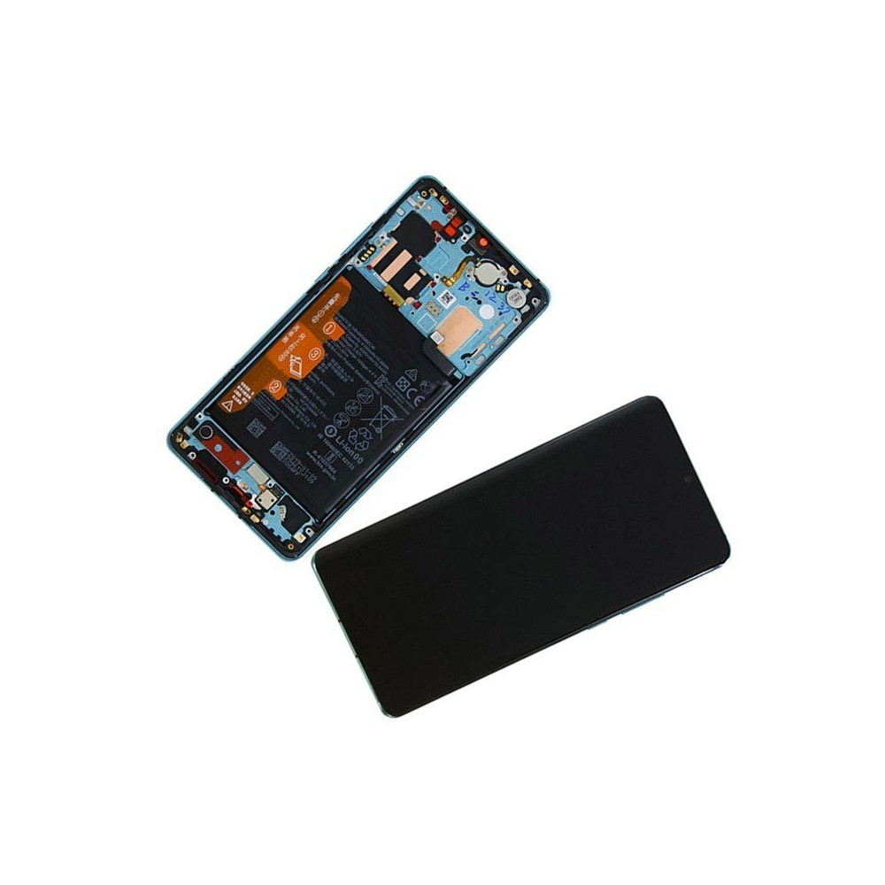 Pantalla para Huawei P30 Pro con marco Azul Original Servicepack