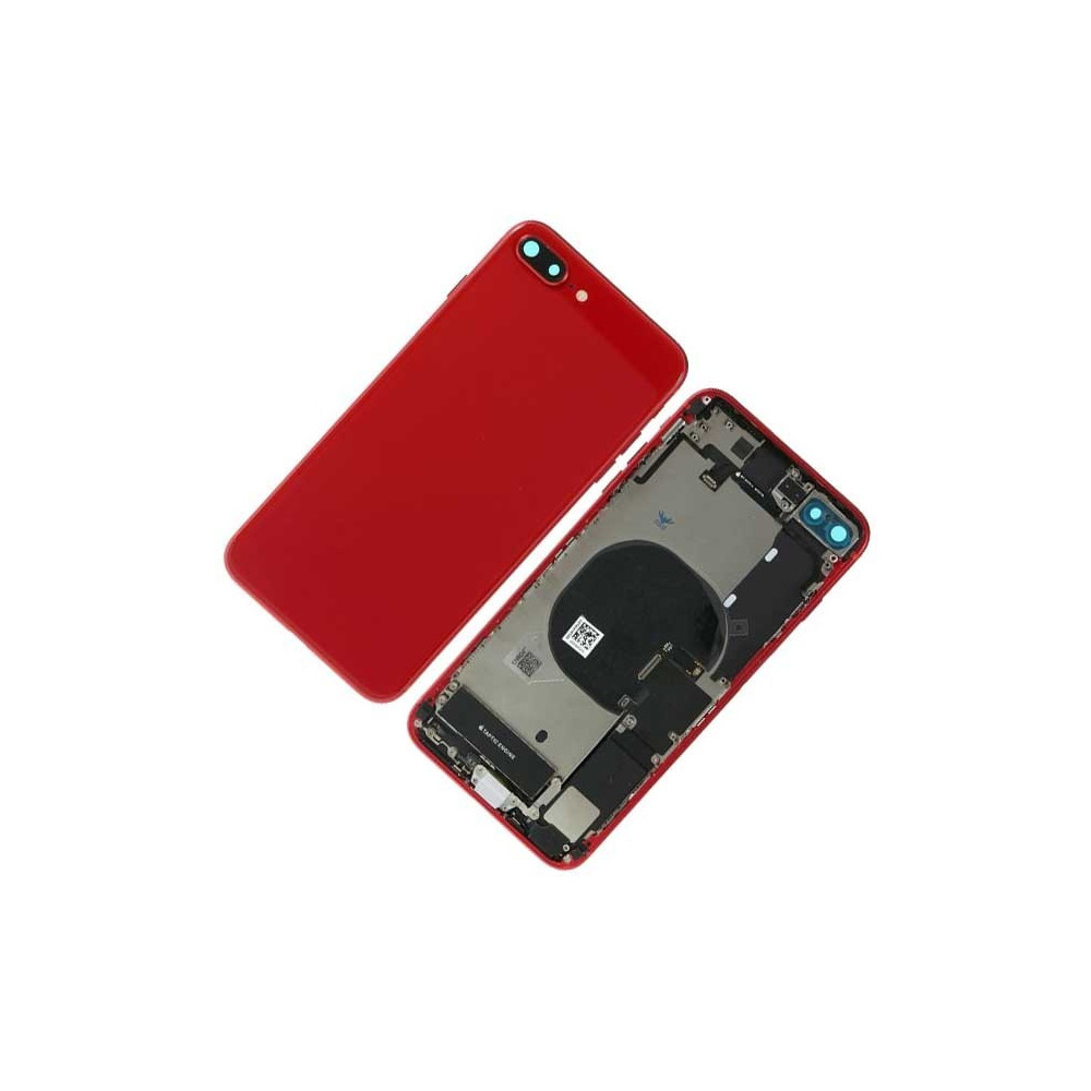 Chasis con Tapa Trasera para iPhone 8 Plus Roja