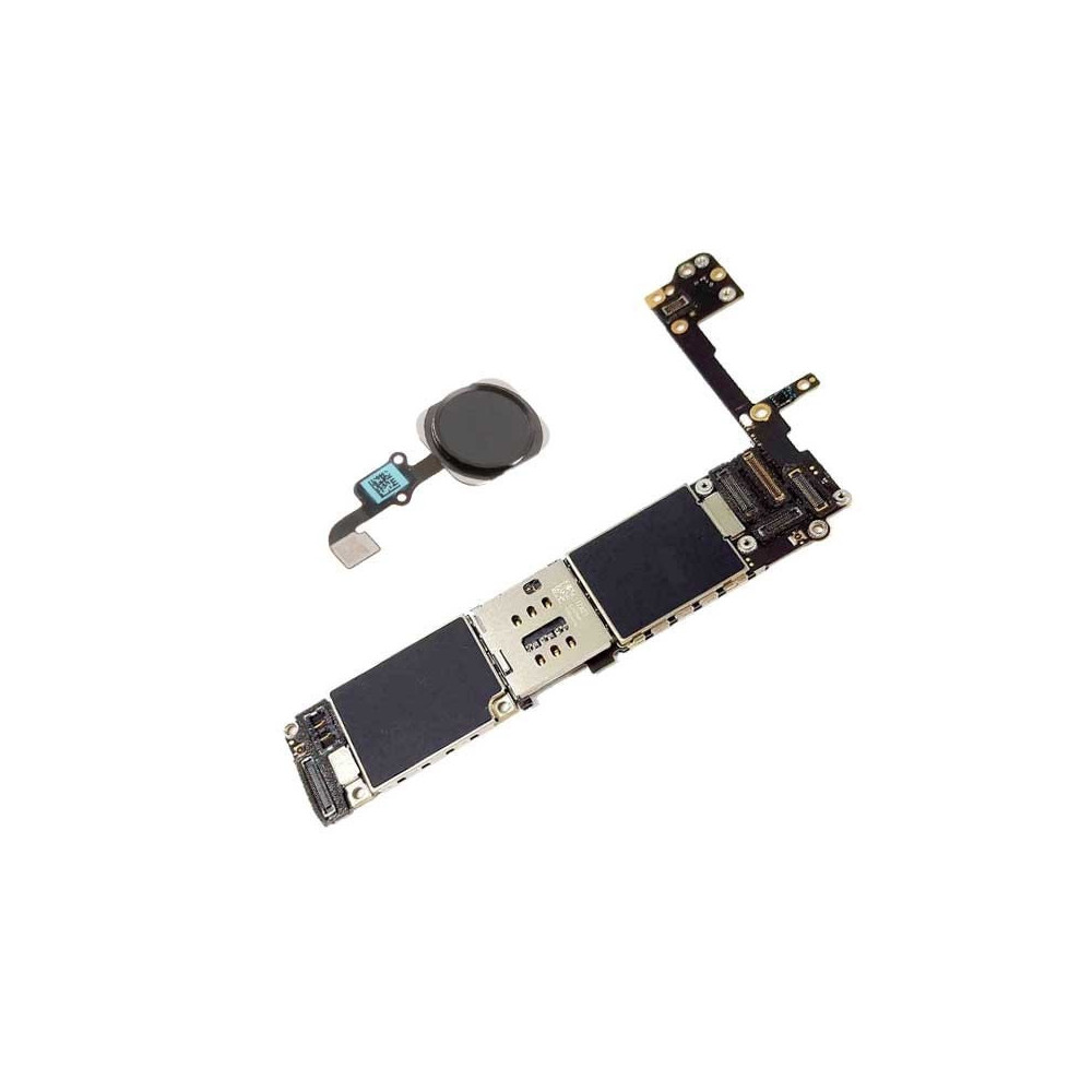 Placa Base libre de 64GB con flex de botón home para iPhone 6S