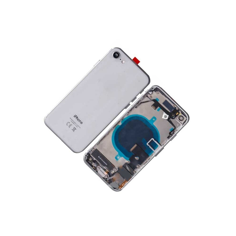 Chasis con Tapa Trasera para iPhone 8 Blanca