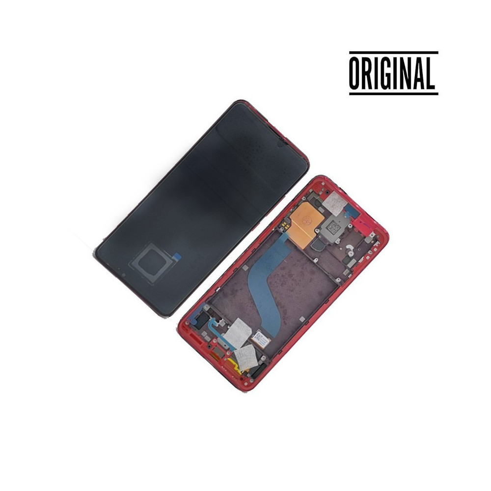 Pantalla para Xiaomi Mi 9T con Marco Rojo (Original Service Pack)