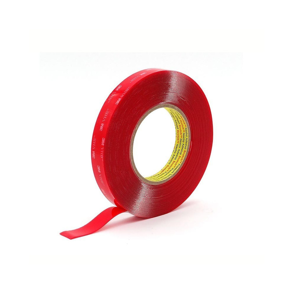 Cinta Doble Caras 1.0cm Rojo