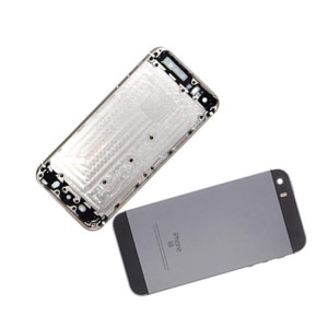 Tapa trasera para iPhone SE Negra (Gris Especial)