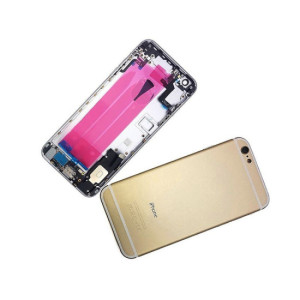 Chasis con Tapa Trasera para iPhone 6 Oro