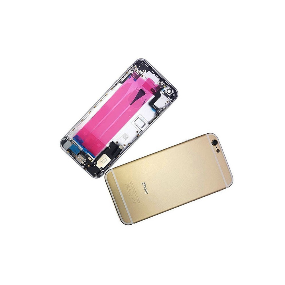 Chasis con Tapa Trasera para iPhone 6 Plus Oro