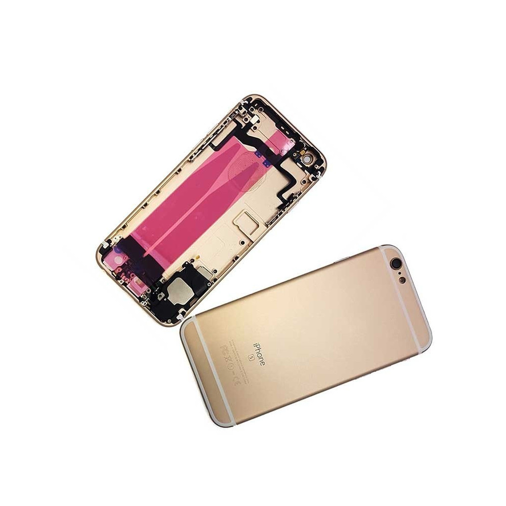 Chasis con Tapa Trasera para iPhone 6s Oro