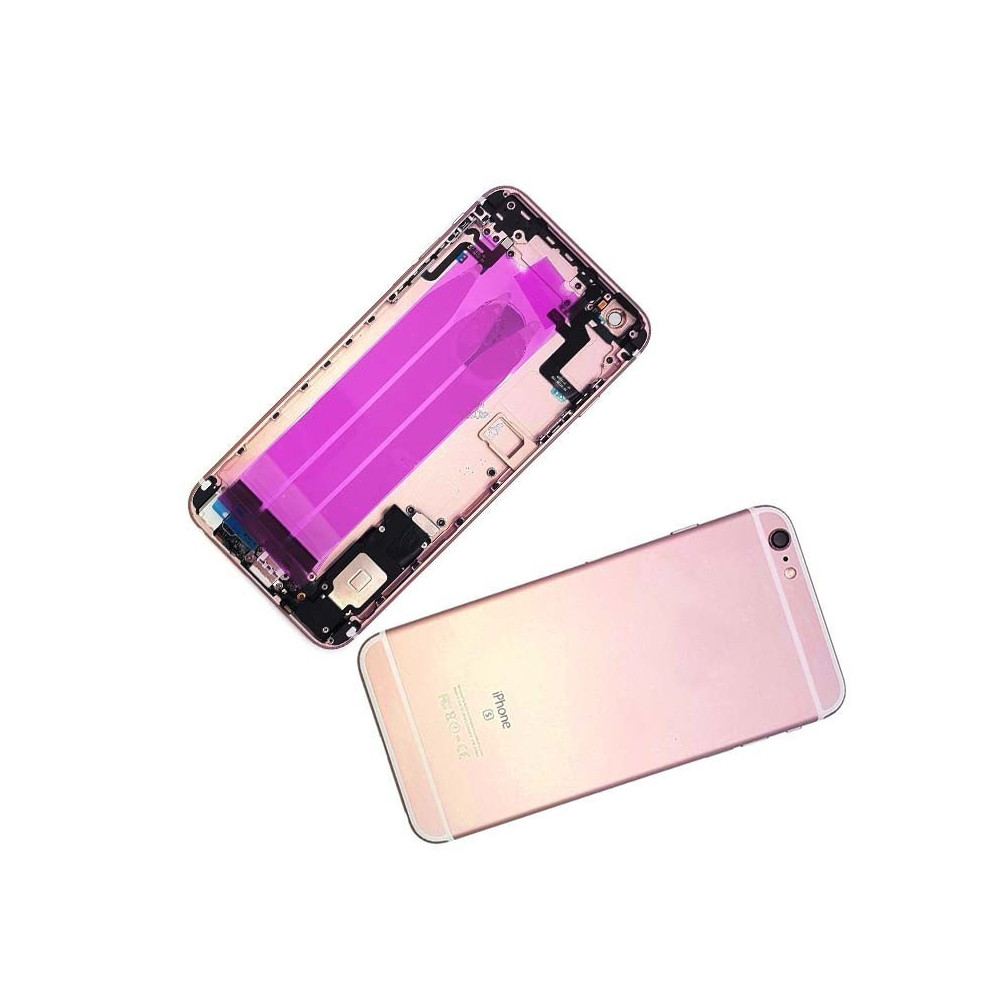 Chasis con Tapa Trasera para iPhone 6s Plus Oro Rosa