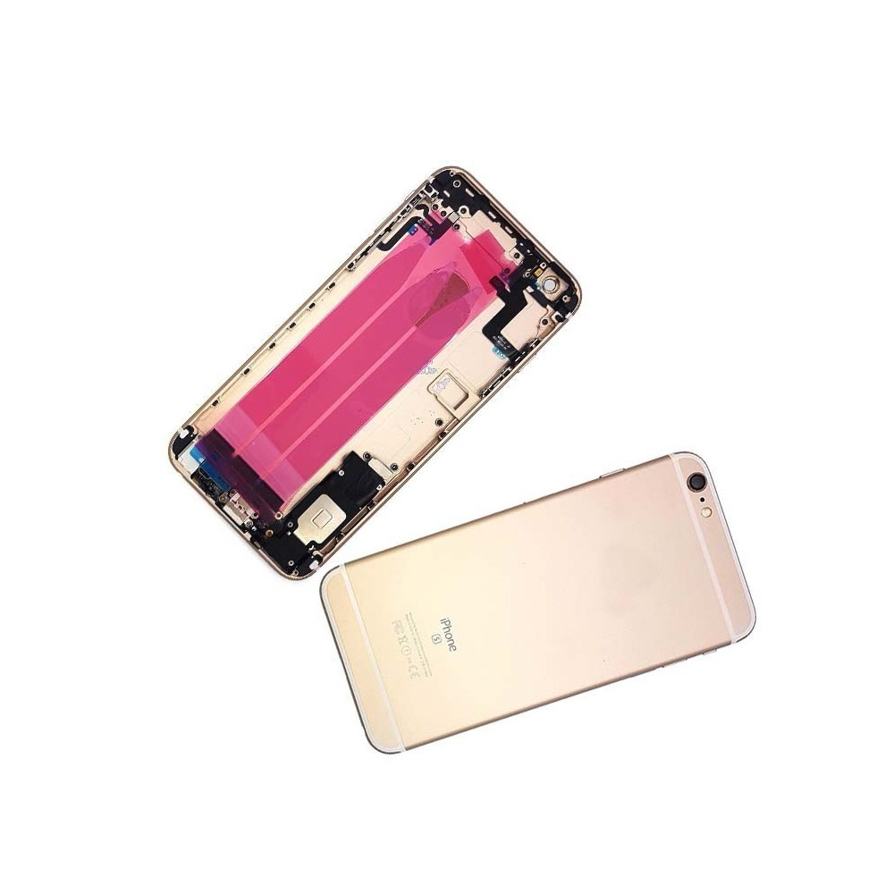Chasis con Tapa Trasera para iPhone 6s Plus Oro
