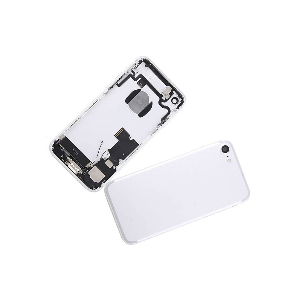 Chasis con Tapa Trasera para iPhone 7 Blanca